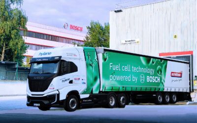 Bosch incorpora un camión eléctrico de pila de combustible de hidrógeno a su planta de Nuremberg