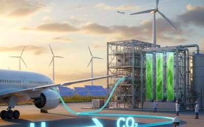 El e-SAF hecho con hidrógeno: el combustible sintético que quiere marcar el futuro de los vuelos